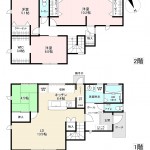 (1号棟)価格3175万円、4LDK、土地面積178.98m2、建物面積115.93m2 (間取)